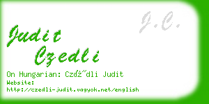 judit czedli business card